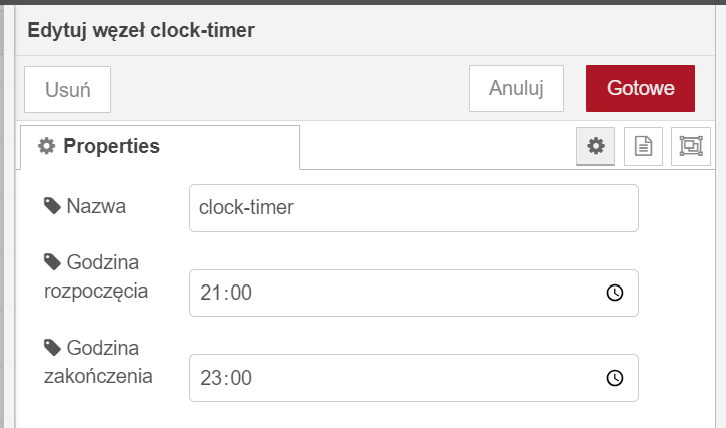 Clock-timer_konfiguracja